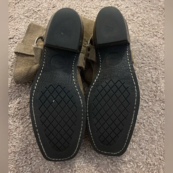 Frye Tan Suede Ankle Boots - Picture 16 of 16